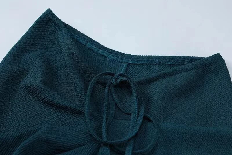 Chelsea High Neck Two Piece Maxi Skirt Set
