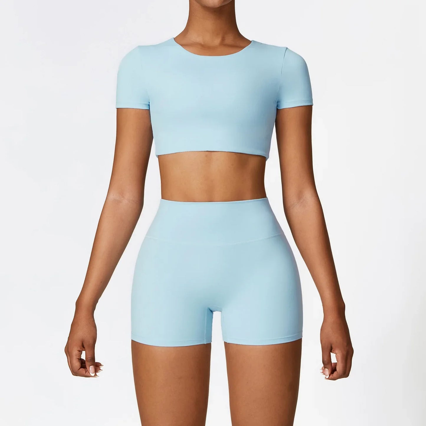 Flexi Crop Top & Shorts Set