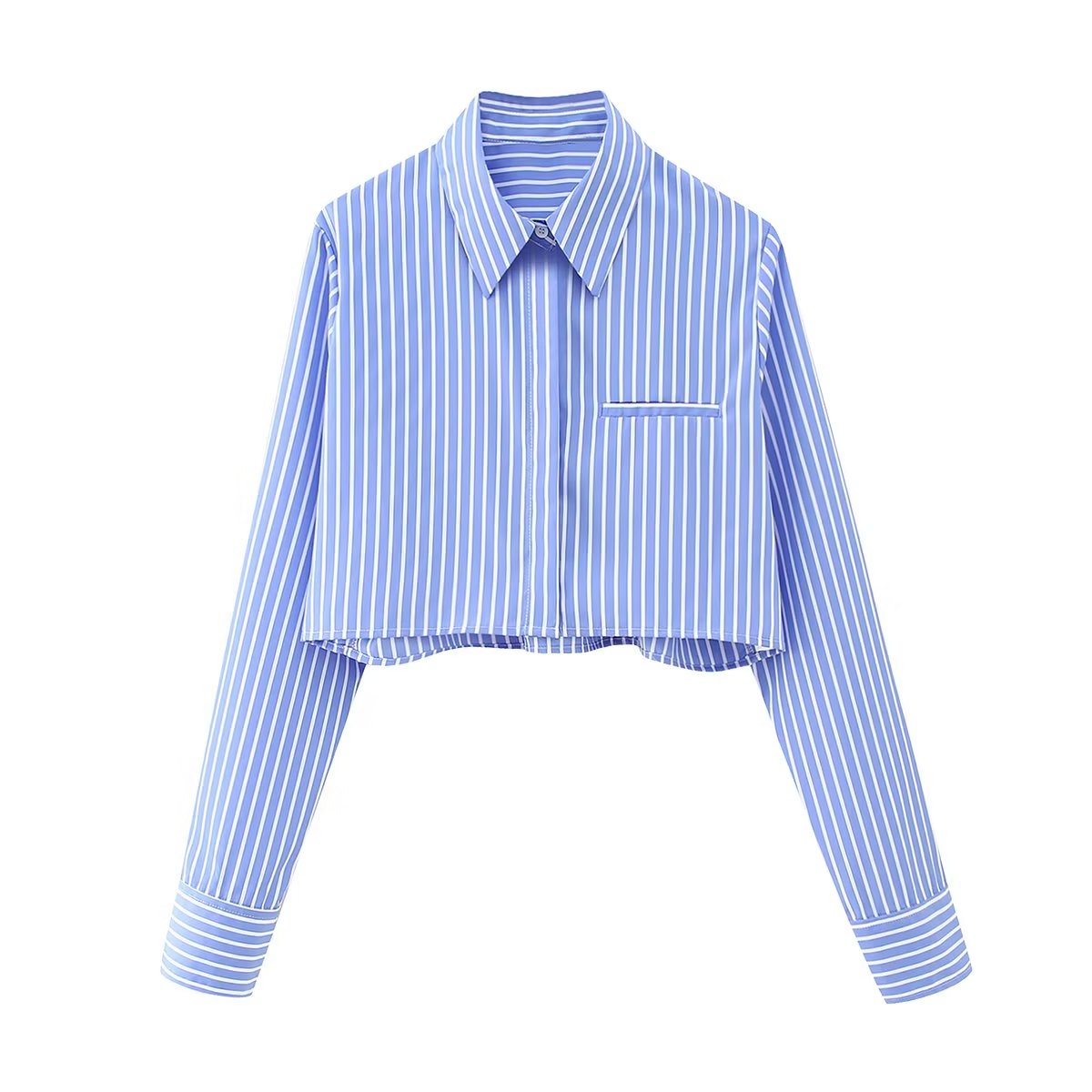 Cropped Collared Shirt