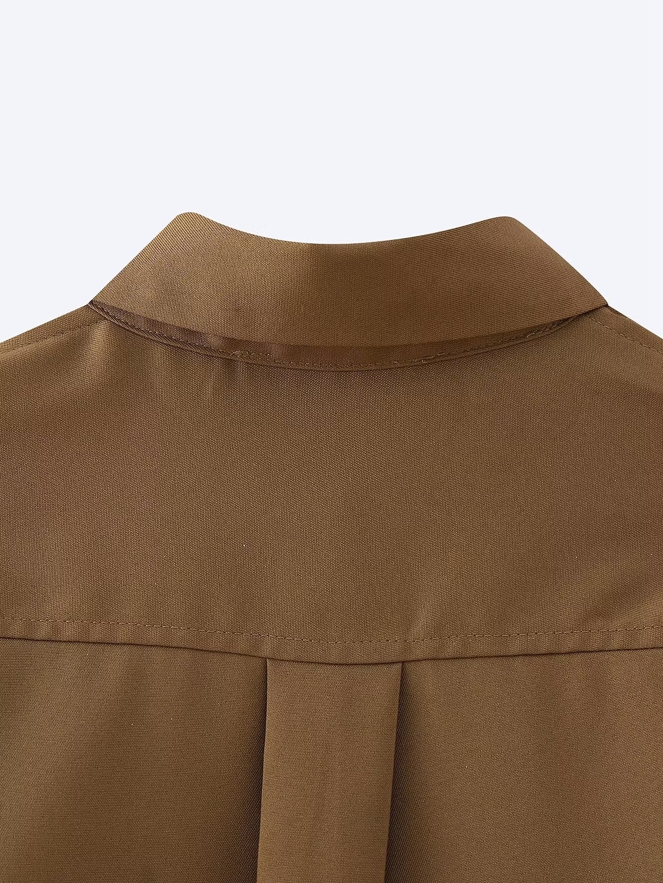 Cropped Collared Shirt