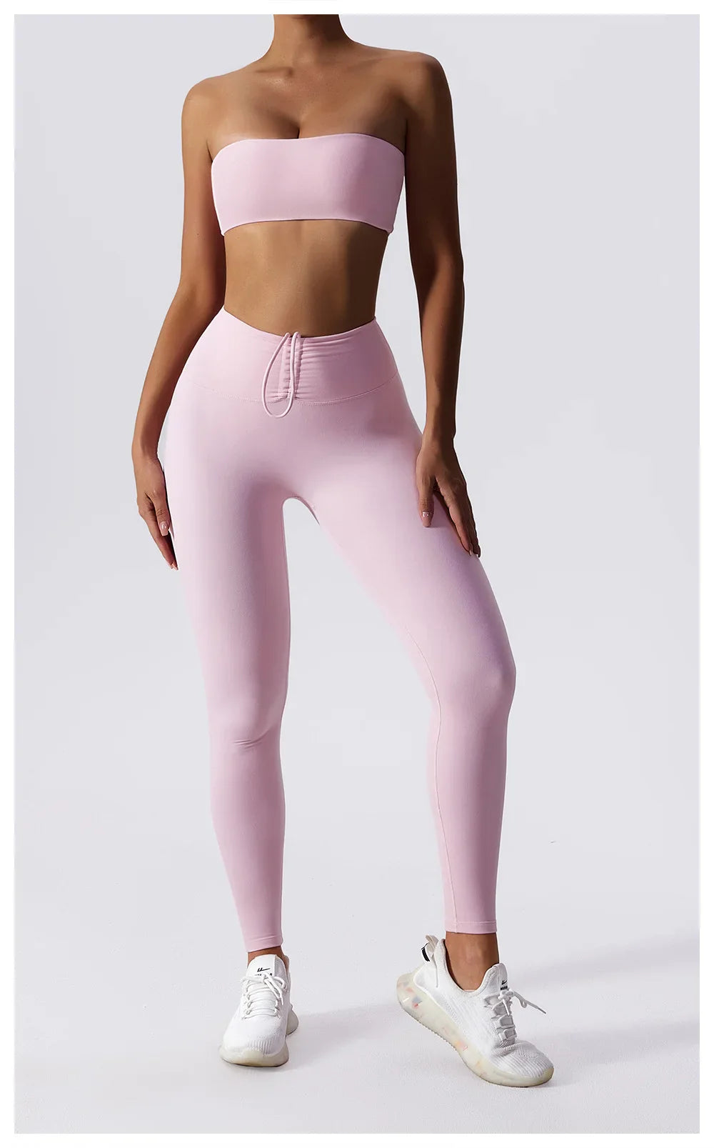 ProSculpt Bandeau Bra & Ruched Tie Leggings Set
