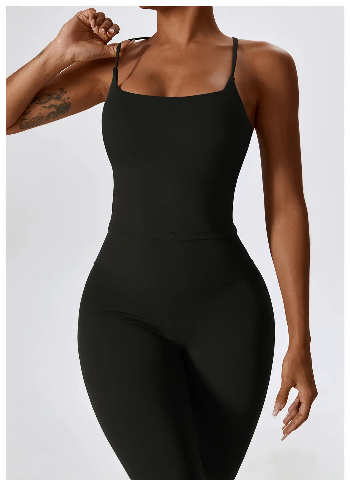 Flexi Flare Scrunch Leggings & Cami Top Set