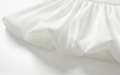 Y2K Pleated Bubble Mini Skirt