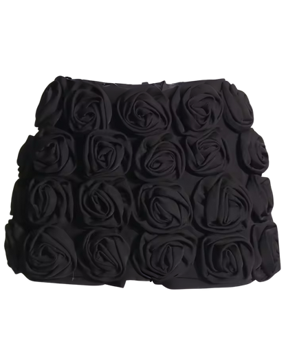 Luxe Appliques 3D Flower Shorts