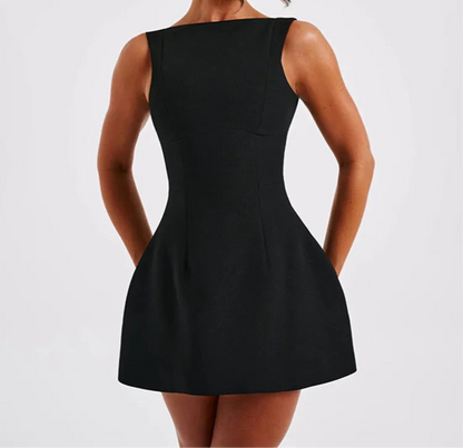 A&A Backless A-line Mini Dress