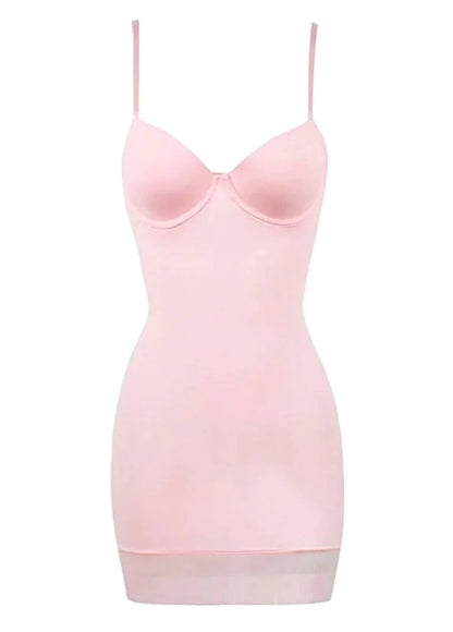 sculpted mini bodycon dress