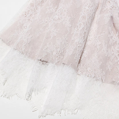 Elegant Lace Long Sleeve Maxi Dress