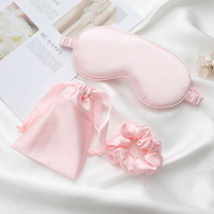 3Pcs Set Silk Sleep Eye Mask