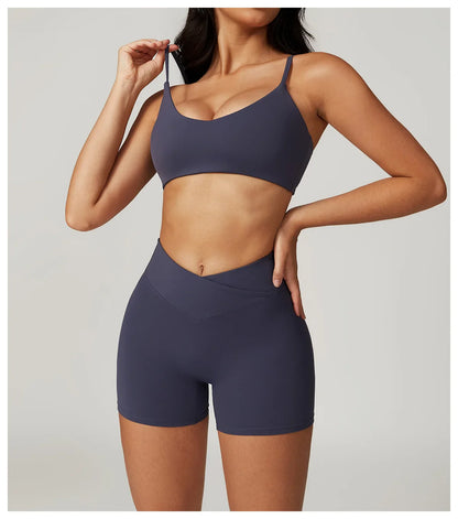 ProSculpt Sports Bra & V Shorts Set