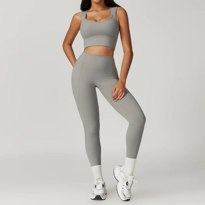 Flexi Leggings & Crop Top Set