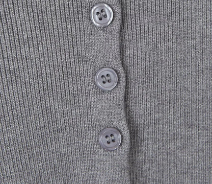 Alaia Knitted Button Down Halter Neck Top