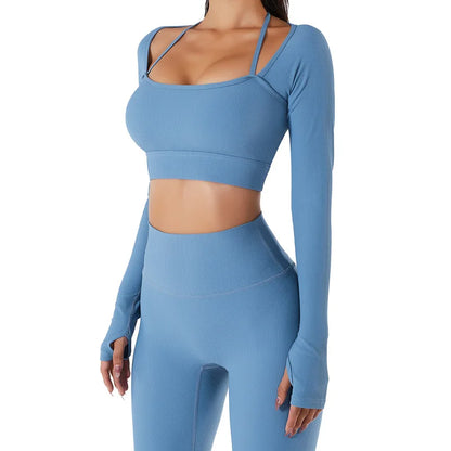 ProSculpt Long Sleeve Sports Crop Top