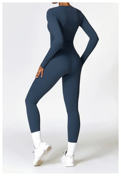 Flexi Leggings & Long Sleeve Top Set
