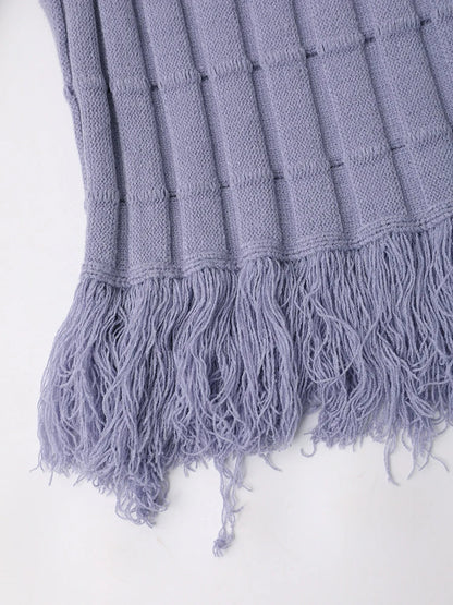 Luxe Knitted Tassel Set