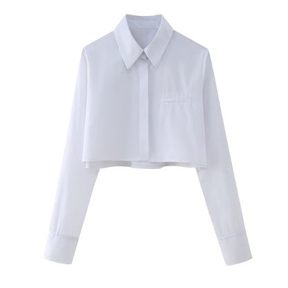 Cropped Collared Shirt