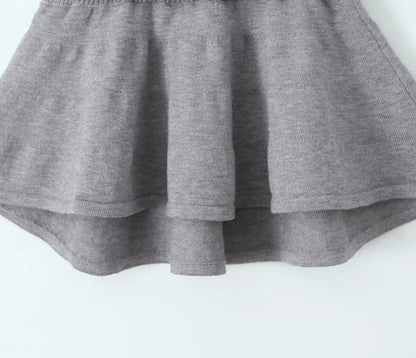 Sandro Knitted Mini Fold Over Skirt