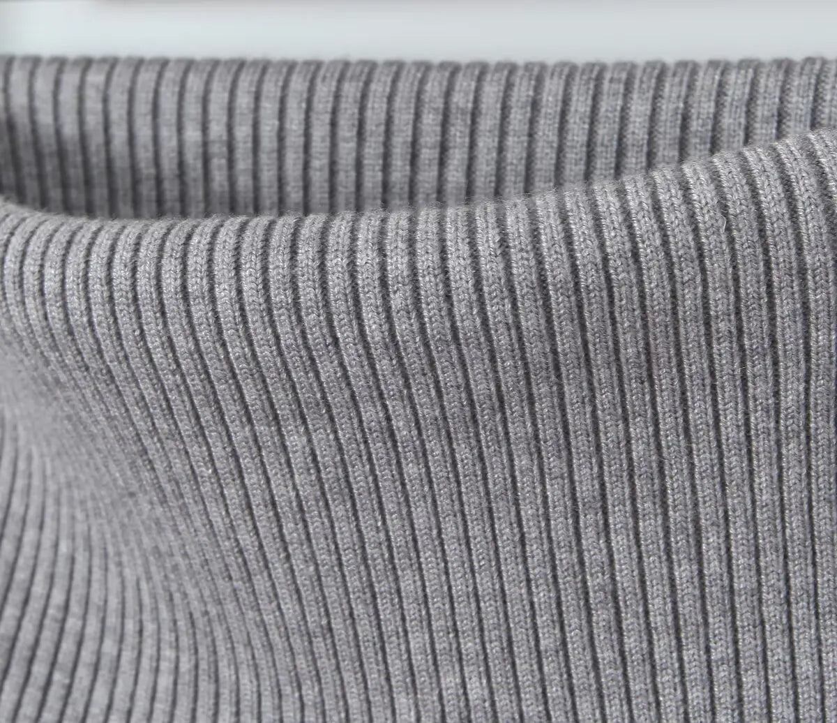 Sandro Knitted Mini Fold Over Skirt