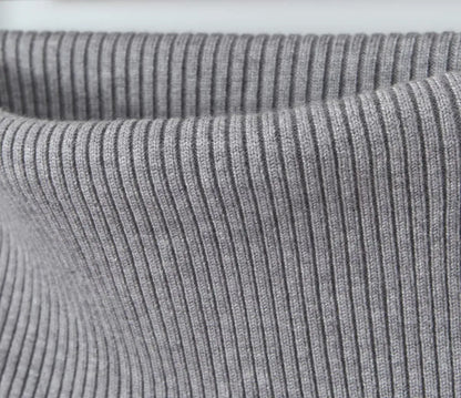 Sandro Knitted Mini Fold Over Skirt