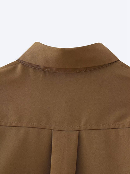 Cropped Collared Shirt