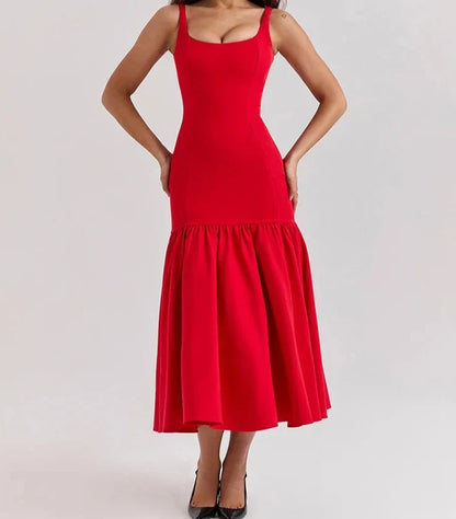 Soft Pleated Maxi Dress