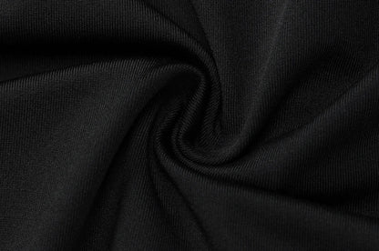 Mesh Detail Long Sleeve Playsuit