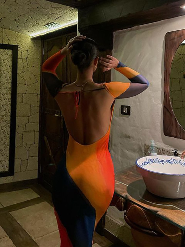 Backless Aura Maxi Dress