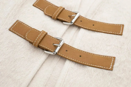 Vintage Leather Buckle Woolen Jacket