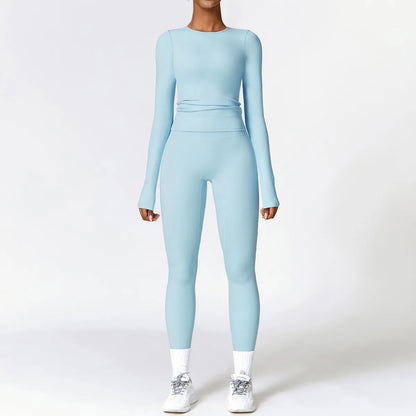Flexi Leggings & Long Sleeve Top Set