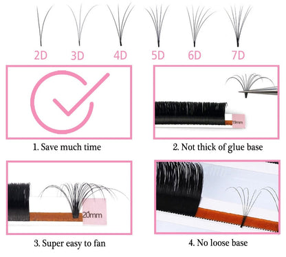 Easy Fan Lash Extensions