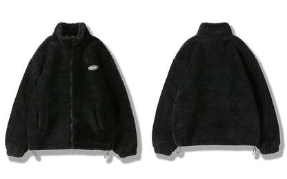 Fleece Fluffy Zipper Jacket