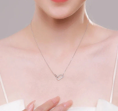 Infinity Lock 925 Sterling Silver Necklace