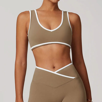 ProSculpt Color Block Sports Bra